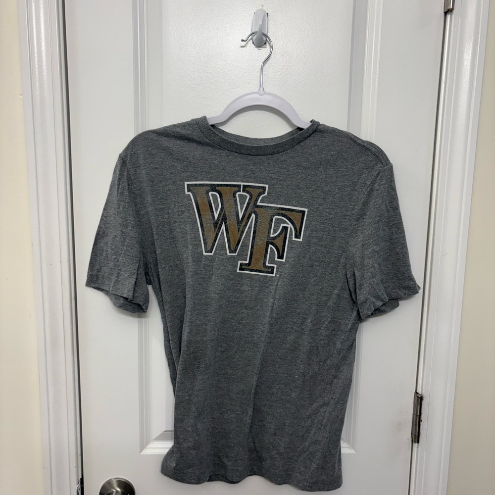 Gray Wake Forest Logo T-Shirt